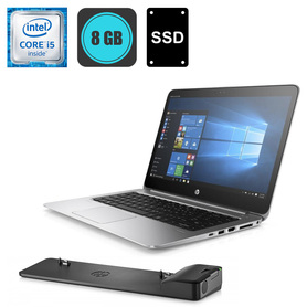 HP EliteBook Folio 1040 G3 5 6300 8GB DDR4 256GB SSD + Docking station